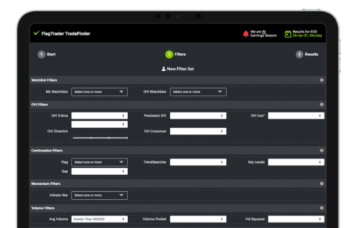 Image of FlagTrader Software User Interface