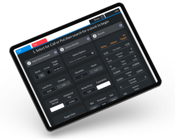 Image of OptionEasy software